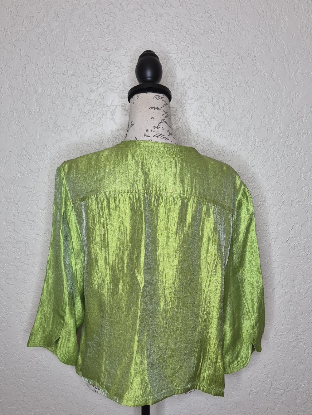 Ruby Rd Button Front Blazer Green - Picture 3 of 6